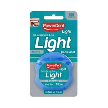 Imagem de Fio Dental Powerdent Light 100m  Limpeza Bucal Completa - IMPOWER