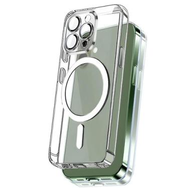 Imagem de Capa Protetora Transparente Para Apple Magsafe Case iPhone 16 15 14 17