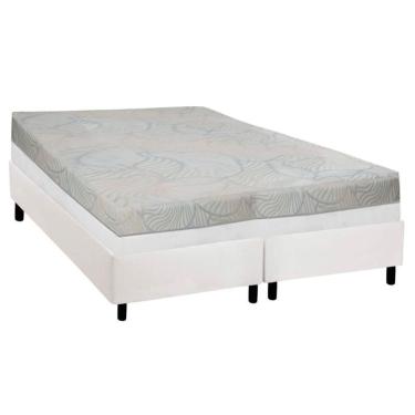 Imagem de Colchão Queen Espuma D33 Vitagel Space Double Face 158x198x24CM Bege Colchões Castor