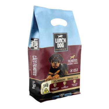 Imagem de Ração Lunch Dog Premium Cães Filhotes 5kg