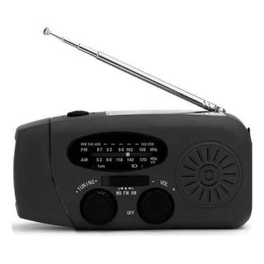 Imagem de Radio Sobrevivencia Dinamo Luz Solar Lanterna - MINYMIX