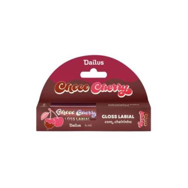 Imagem de Gloss Dailus Labial Choco Cherry C/ Cheirinho Pudim de Chocolate 4ml
