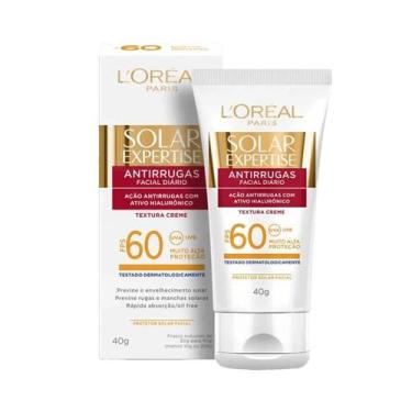 Imagem de Protetor Solar Facial Antirrugas L Oréal Paris Solar Expertise FPS 60 