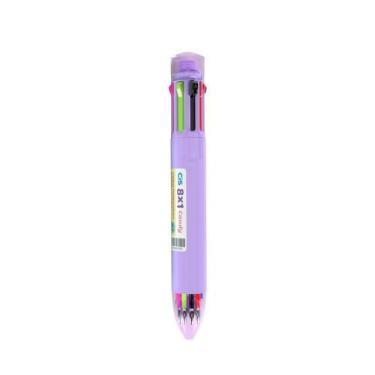 Imagem de Caneta Esferográfica 0.7mm Retrátil 8x1 Candy CIS Lilás, Lilás