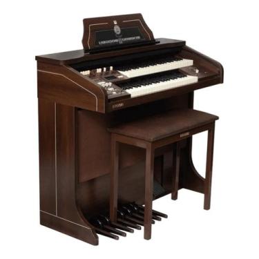 Imagem de Orgão Eletrônico Tokai T1 Spinet Wengue Marrom