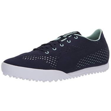 Imagem de Puma Golf Tênis de golfe feminino Monolite Cat de malha projetado, Verde-névoa de pavão, 6.5