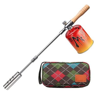 Imagem de Maçarico portátil para acampamento ao ar livre, soldagem a gás, queimador de butano, queimador de gás de erva daninha, lanterna de jardim para churrasco, acampamento, solda etc