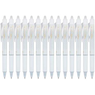 Imagem de Pilot Canetas apagáveis FriXion Design Collection, ponta extrafina, corpo branco, tinta preta, 14 unidades (12885)
