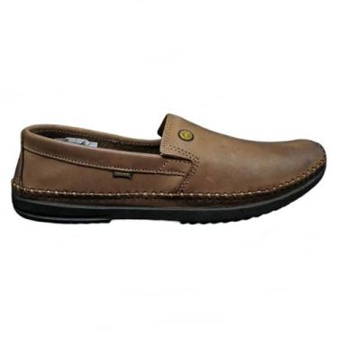 Imagem de Mocassim Sapatilha Masculino Freeway Logan X1 Casual Elástico Couro An