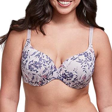 Imagem de Maidenform Sutiã Dreamwire feminino com aro suave nas costas, Estampa floral da marca registrada - Brilhante, 38C