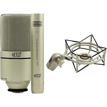 Imagem de Kit Microfone Profissional MXL 990/991 Condensador com Shockmount MXL USM-002