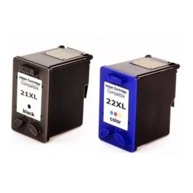 Imagem de Kit Cartuchos Aplicáveis Com 21Xl E 22Xl Super Premium