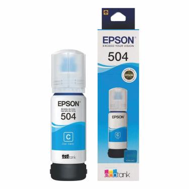Imagem de Tinta Epson Ciano Refil T504 Impressoras L4150 L4160 L6161 