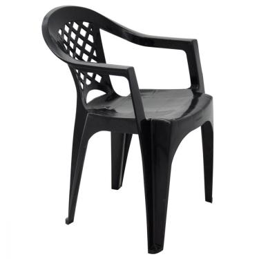 Imagem de Cadeira Tramontina Iguape Em Polipropileno Preto