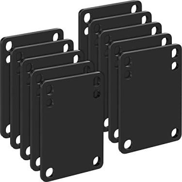 Imagem de Outus 10 peças de 3 mm para skate Riser Shock Pads Longboard Rise Mats Skateboard Shock Mat Soft Longboard Shockpads