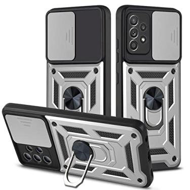 Imagem de Anel de armadura Suporte de telefone para Xiaomi 9A 9C 10X 8 9 10 11 11T 10S 9T 9S Prime Poco X3 NFC Pro Max 4G 5G Capa, Prata, Para Redmi 9 Prime