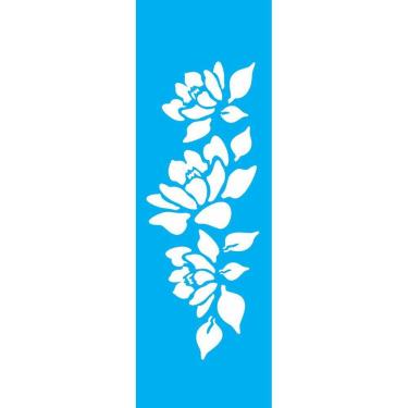Imagem de Stencil 10X30 Flores Magnólias - Opa 1033