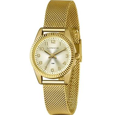 Imagem de Relógio Lince Feminino Dourado LRG4674L C2KX