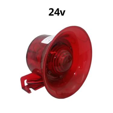 Imagem de Sirene Audiovisual 24V ELC 100dB Alarme