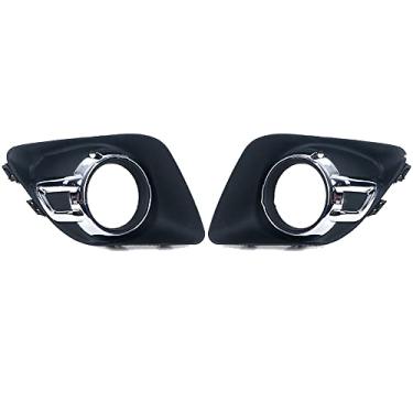 Imagem de JESYMBX 1 par esquerdo e direito (motorista e passageiro) grade de neblina cromada tampa decorativa da lâmpada de direção para Lexus IS250 IS350 2011-2013 81482-53020 81481-53020