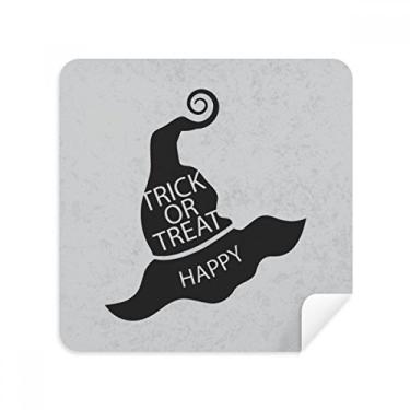 Imagem de Lenço de tecido de camurça para Dia das Bruxas, chapéu de bruxa preto, pacote com 2