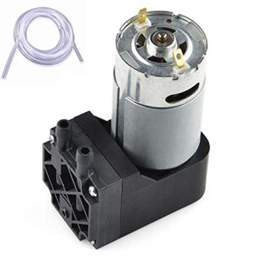 Imagem de Bomba de vácuo 12V Mini diafragma compressor de ar com tubo de silicone