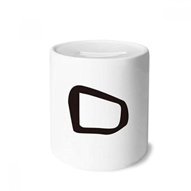 Imagem de DIYthinker Inscrição óssea com sobrenome chinês caixa de dinheiro caixa de cerâmica porta-moedas presente de cofrinho