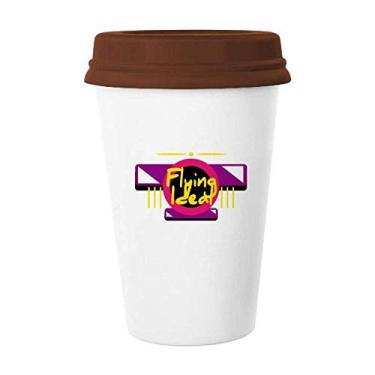 Imagem de Caneca infantil Happy Pure Dreams de vidro de cerâmica para copo de café