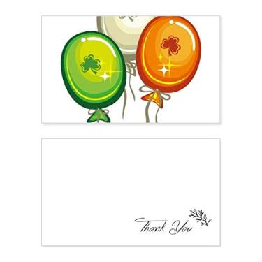 Imagem de Clover Balloon Ireland St.Patrick's Day Cartão de agradecimento aniversário saudações casamento agradecimento
