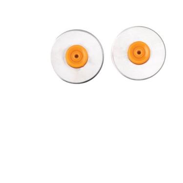 Imagem de Fiskars Lâminas de corte rotativo de substituição de 28 mm (pacote com 2) - Estilo F - Compatível com cortadores de papel rotativos Fiskars de 28 mm
