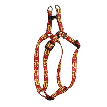 Imagem de Yellow Dog Design Arreio para cães Kapow Step-in 2,54 cm de largura e se ajusta à circunferência do peito de 65 a 101,64 cm, grande
