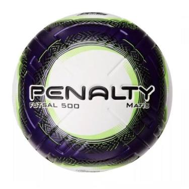 Imagem de Bola Futsal Penalty Matis 500 Termotec - Roxo E Verde