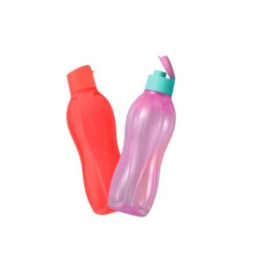 Imagem de Tupperware Kit 2 Garrafas Ecotupper 1L | Tampa FlipTop Não Vaza (Diversas Cores) (Opção 7)