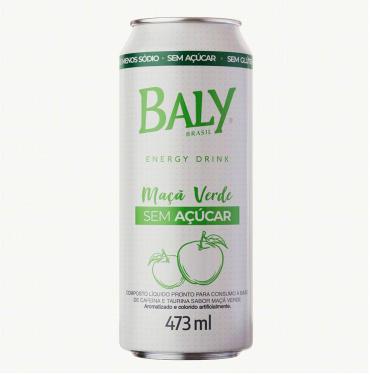 Imagem de Energético Baly Maçã Verde Zero Açúcar 473ml