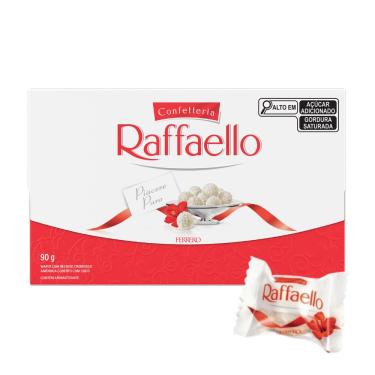 Imagem de Chocolate Bombons Raffaello Ferrero 9 Unidades