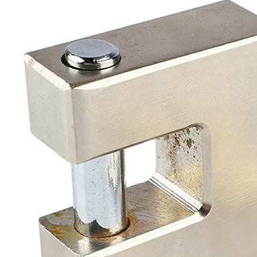 Imagem de Cadeado Resistente, Conjunto de Cadeado Monobloco Com Barra Transversal para Contêineres de 70 Mm