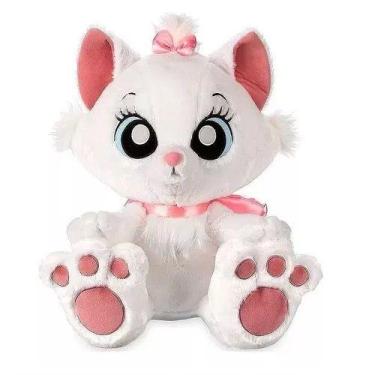 Brinquedo Boneca De Pelúcia Gata Gatinha Branca Marie Baby Bebê -  Personagem História Desenho Infantil Clássico - Disney Babies em Promoção  na Americanas