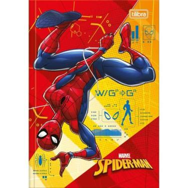Imagem de Caderno Brochura 1/4 Capa Dura Spider-Man Top 48 Folhas - Tilibra