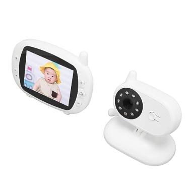 Imagem de Monitor de bebê, Tela de 3,5 Polegadas, Visão Noturna de Longo Alcance de 1.000 Pés, Zoom Panorâmico, Inclinação, Bateria de 30 Horas, Sensor de Temperatura, Monitor de Vídeo