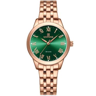 Imagem de Relógio De Pulso Feminino Design Classico Simples Elegance Verde
