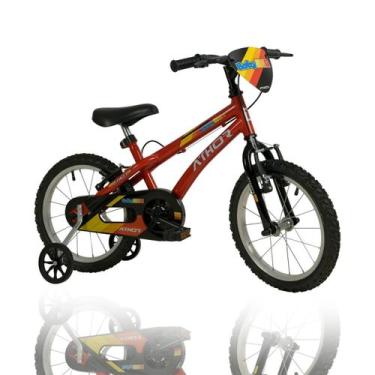 Imagem de Bicicleta Infantil Aro 16 Athor Baby Boy Masculina C/Rodinha - Athor B