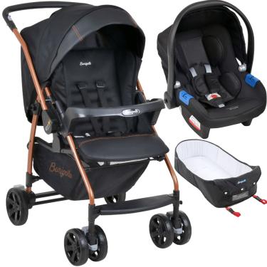 Imagem de Carrinho com Bebe Conforto Ninho Burigotto Rio K Preto Cobre
