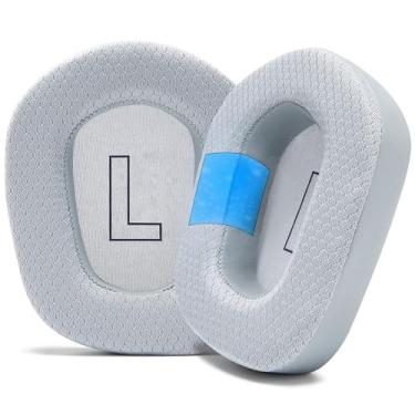 Imagem de WC Freeze G733 - Almofadas de gel de resfriamento para fones de ouvido Logitech G733 da Wicked Cushions | Conforto e espessura aprimorados com gel refrescante para jogos épicos | Cinza