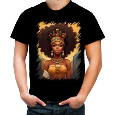 Imagem de Camiseta Colorida Rainha Africana Queen Afric 9 - Kasubeck Store