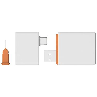 Imagem de Leitor de cartão USB 3.1 2 em 1, leitor de conectores USB duplo tipo C/A para Windows 10/8/7/Vista/XP