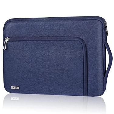 Imagem de KCY Laptop Sleeve 11.6 Inch, Waterproof Slim Laptop Case Bag with Handle Compatible with Surface Pro 9 8 7/Laptop Go 2 3, MacBook Air 11/12, 11-12 Inch HP Acer Asus Lenovo Samsung Chromebook,Blue