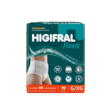 Imagem de Roupa Íntima Higifral Descartável Pants Confortável Tamanho G/XG
