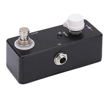 Imagem de Pedal de efeitos de volume de guitarra, atenuador controlado por botão, pedal de impulso puro em miniatura para guitarra elétrica