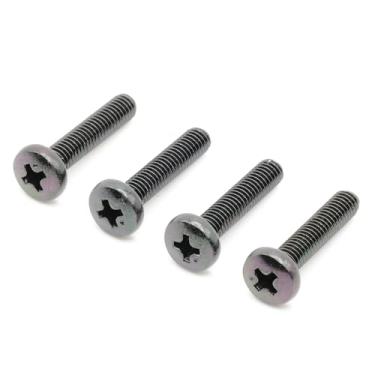 Imagem de ReplacementScrews Parafusos de substituição para Hisense 50H7GB1 - 4 parafusos métricos pretos de máquina