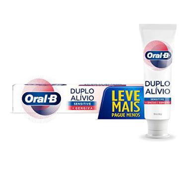Imagem de Pasta de Dente Oral-B Duplo Alívio Branco 140 g (Pacote de 1)